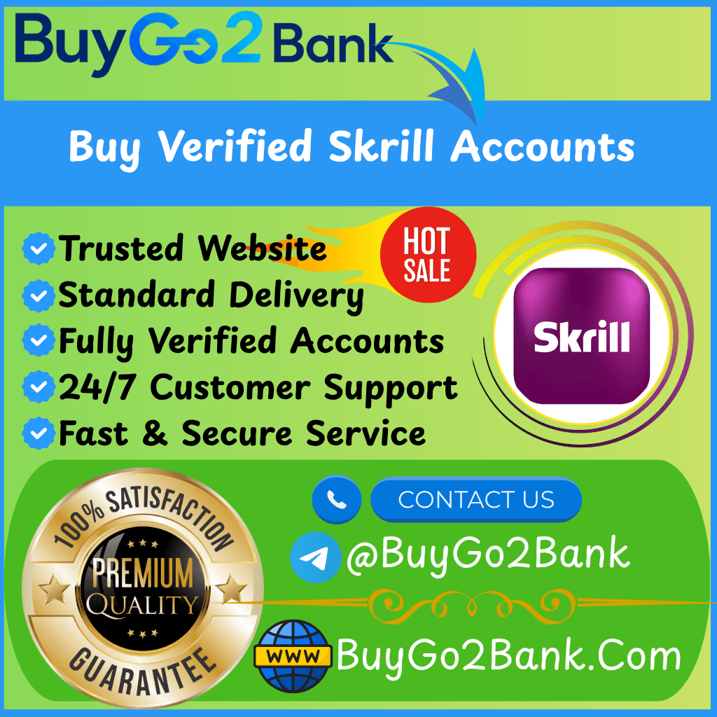 Buy Verified Skrill Account
